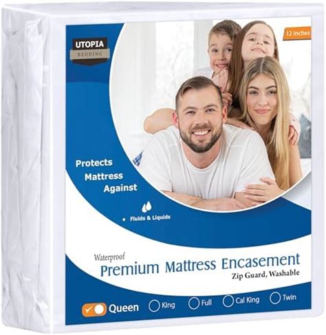 Amazon Utopia Bedding Premium Waterproof Bed Bug Mattress Cover