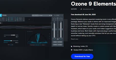 iZotope Ozone 9 Elements | Techprotips