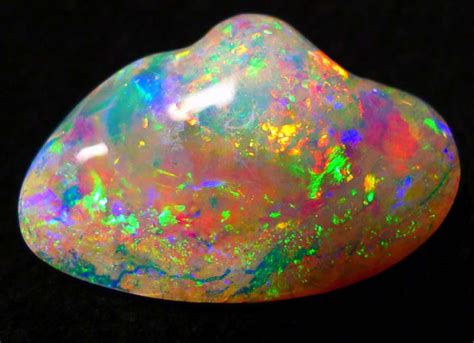 An Opalised Crystal Shell From Coober Pedy Photo Courtesy