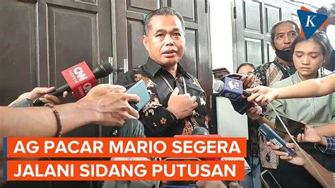 JPU Tetap Pada Tuntutannya AG Pacar Mario Akan Jalani Sidang Putusan