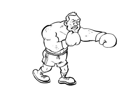 Coloriage La Boxe Gratuit Imprimer Img