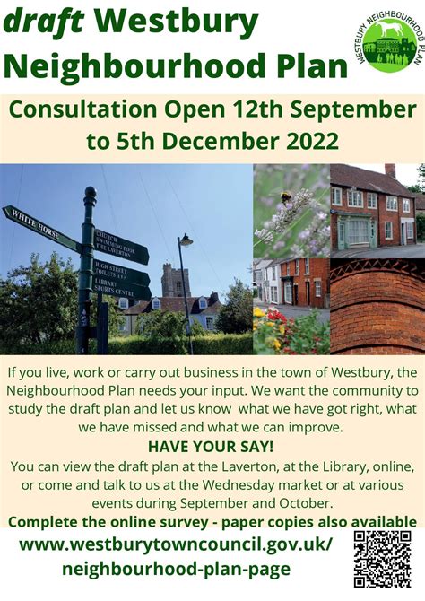 Draft Westbury Neighbourhood Plan Have Your Say Westbury Town Council