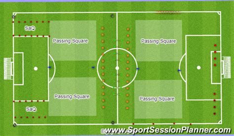 Footballsoccer Covid Session 1 Pitch Layout Covid 19 Social