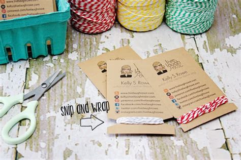 Gina's Craft Corner: 10 DIY Business Card Ideas