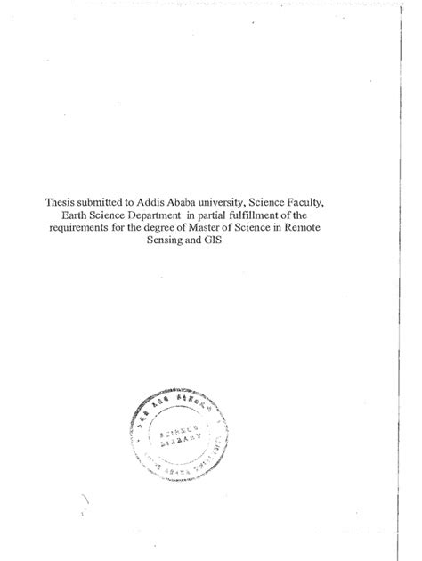 Fillable Online Etd Aau Edu Thesis Submitted To Addis Ababa University