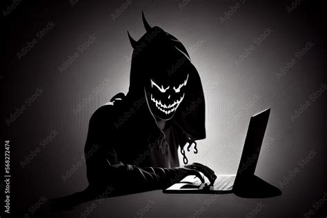 Ghost Hacker Criminal Scary Hood Anonymous Creepy Devil Danger