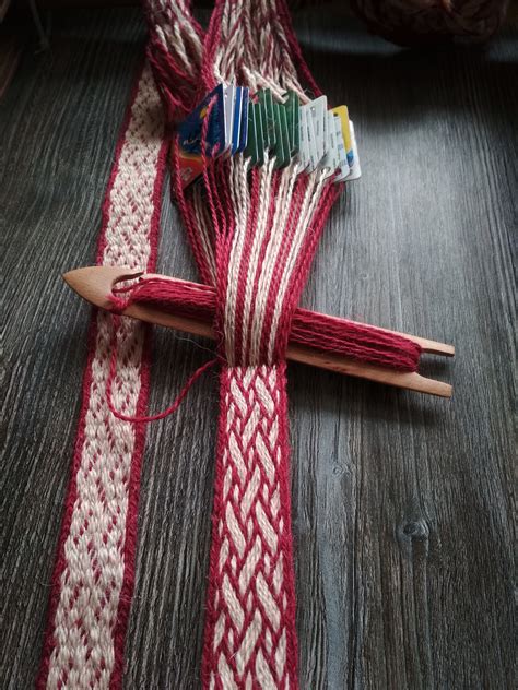 Birka Tablet Woven Trim Early Th Century Ad Tabletweaving