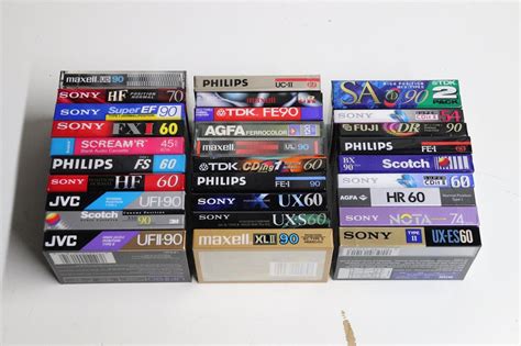 Sony Scotch Fuji Jvc Tdk Agfa Jvc Maxell Philips Hi Fi Set Multiple