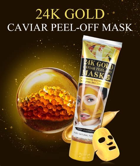 Aichun Beauty 24k Gold Caviar Peel Off Facial Mask 120ml Purifying