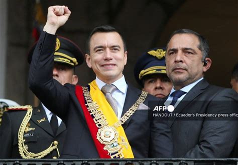 Ecuador's youngest-ever president, Daniel Noboa, takes office