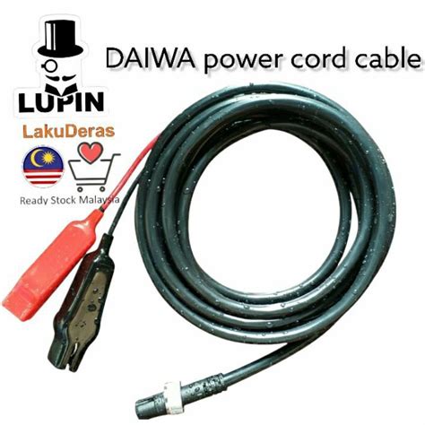 For Daiwa Shimano Electric Reels Power Cord Cable Battery Double