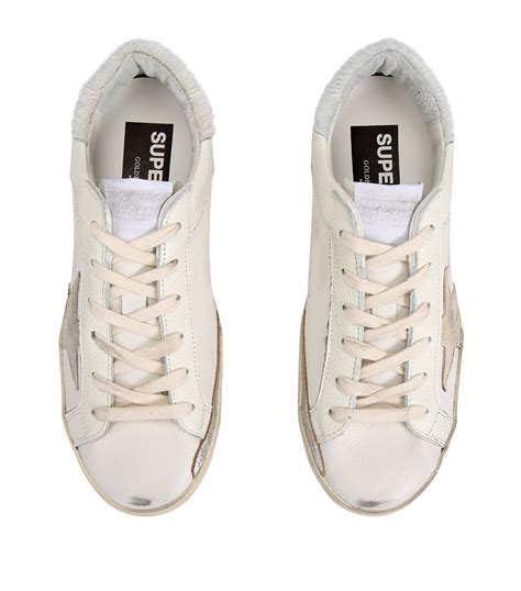 Womens Golden Goose White Superstar Sneakers Harrods Uk