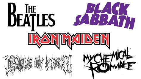 The history of rock band logos, from the 1960s to the present day ...