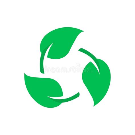 Biodegradable Recyclable Plastic Free Package Icon Vector Bio Recyclable Degradable Label Logo