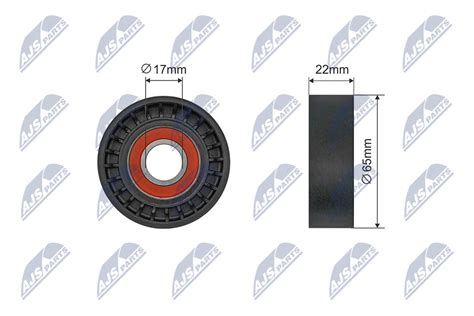 Tensioner Pulley V Ribbed Belt Rnk Au Nty K G