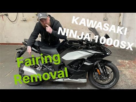 HOW TO REMOVE FAIRINGS ON A KAWASAKI NINJA 1000SX 2022 YouTube