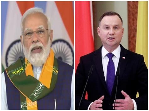 In Phone Call Pm Modi Thanks Polish President For Providing Assistance