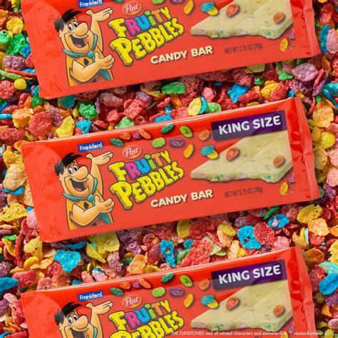 Post® Fruity Pebbles™ Candy Bar King Size 78g — Candy Bouquet Of St