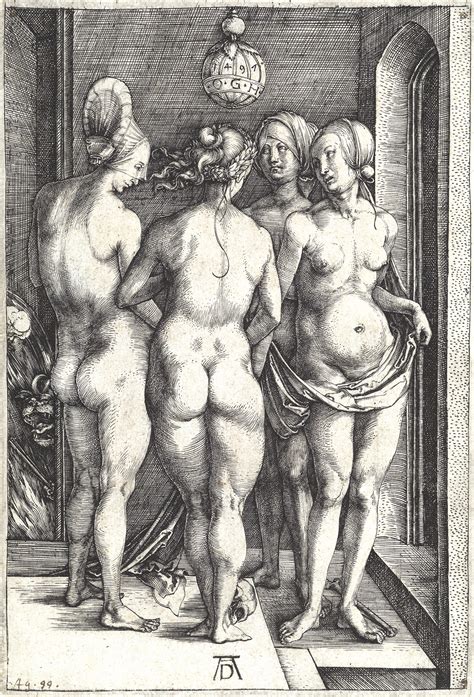 Albrecht Dürer Four Naked Women 1497 MutualArt