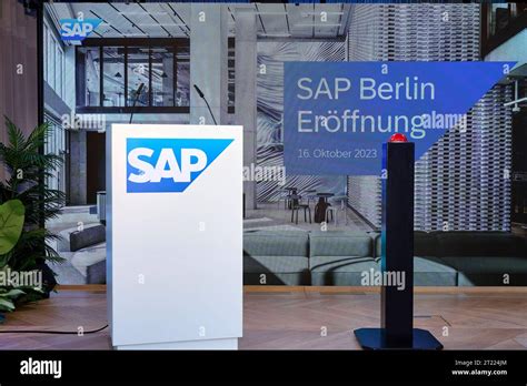 SAP eröffnet Hauptstadtstandort Europa Deutschland Berlin 16 10 2023