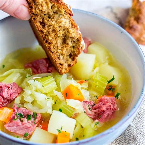 Easy Corned Beef And Cabbage Soup Sprinkles And Sprouts