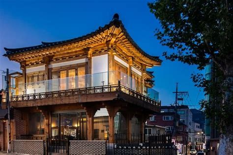 Traditional Korean House Wmodern Interior Guesthouses For Rent In