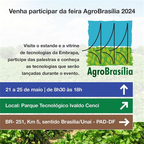 Embrapa lança e apresenta tecnologias na Agrobrasília 2024 Dia Dia News