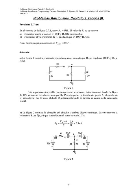 C Electrotecnia Problemas Resueltos De Componentes Y