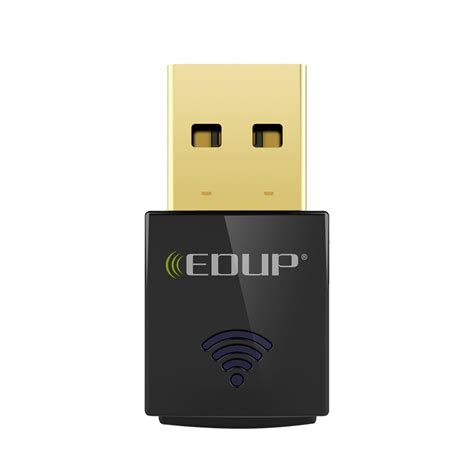 Edup Ep Ac1619 5ghz Usb Wifi Adapter 600mbps 80211ac Wifi Receiver Dual Band Black Shopee