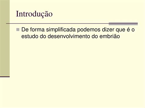 PPT Noções de embriologia PowerPoint Presentation free download ID