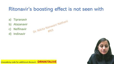 Mnemonic Of The Day Hiv Drugs Pharmacology Dr Nikita Nanwani Youtube