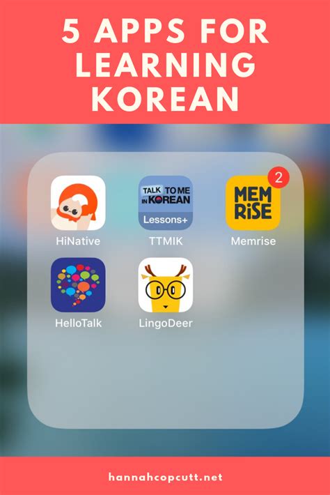 Learning Korean Here Are 5 Apps I Use Hannah Copcutt Learn Korean