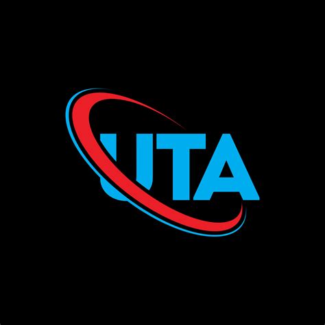 UTA logo. UTA letter. UTA letter logo design. Initials UTA logo linked ...