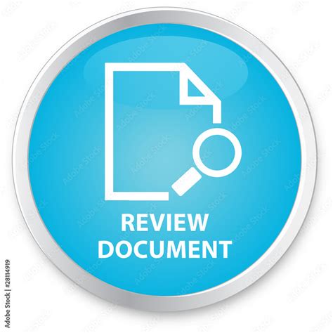 Process Flow Icon - Review Document Stock Illustration | Adobe Stock