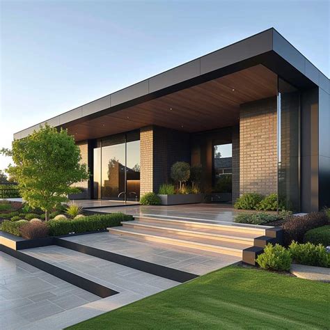 Boost Your Home's Facade with Modern Front Garden Brick Wall Designs • 333k+ Inspiring Lifestyle ...