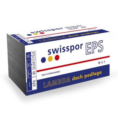 Styropian grafitowy Swisspor EPS 80 LAMBDA MAX 031 dach podłoga