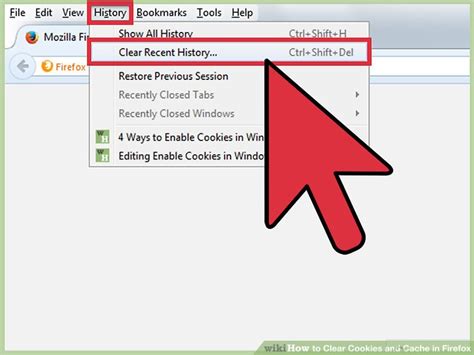 4 Ways To Clear Cookies And Cache In Firefox WikiHow