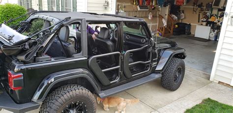 Rugged Ridge Fortis Tube Doors For 18 21 Jeep Wrangler JL Gladiator