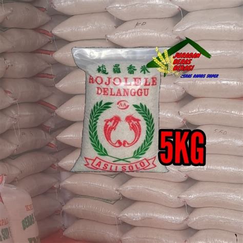 Jual BERAS ROJOLELE DELANGGU ASLI SOLO 5KG 10KG 20KG Shopee Indonesia