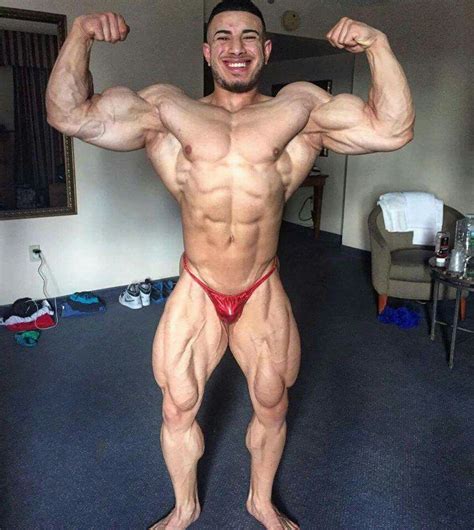 Red Posing Trunks Bodybuilders Fitness Inspiration Bodybuilding