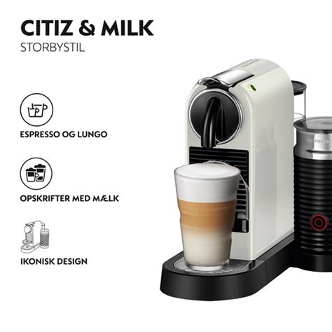 Nespresso Citiz And Milk D123 Kaffemaskine White