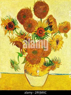 Artist Vincent Van Gogh S Famous Signature On His Painting Harvest In