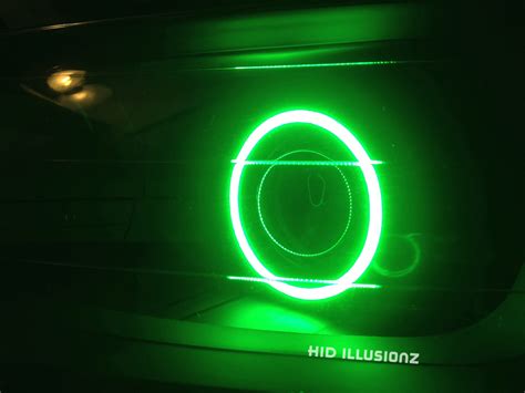 Hid Illusionz Toyota Solara Morimoto Mini H Iris Led Green Angel Eyes