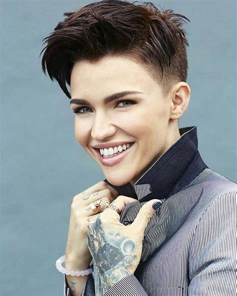 Ruby Rose Short Hair Ruby Rose Haircut Thick Hair Styles Rose Hair