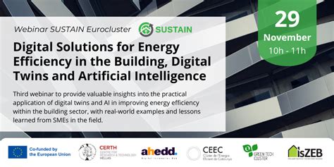 Webinar Digital Solutions For Energy Efficiency In The Building