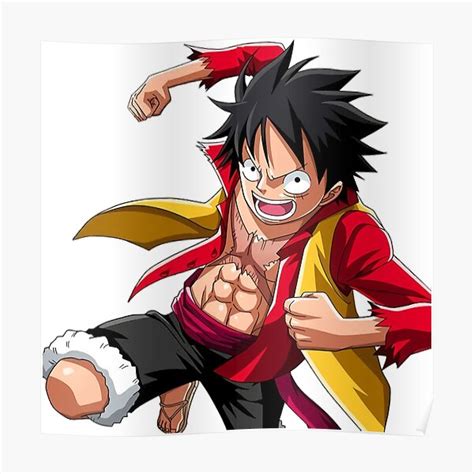 Monkey D Luffy Poster For Sale By Firmanmuzaky Redbubble