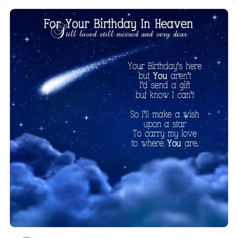 Happy Birthday In Heaven Birthday In Heaven Quotes Happy Birthday In