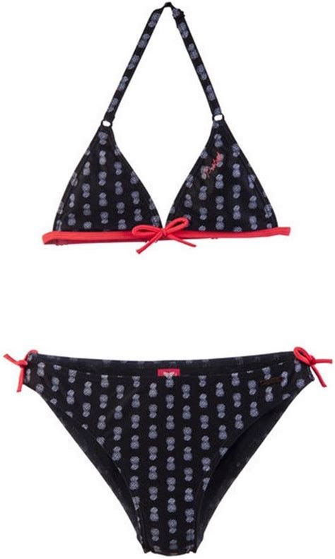 Protest MIMOSA JR Triangle Bikini Meisjes True Black Maat 128 Bol