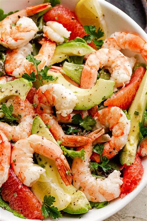 This Shrimp Salad With Avocados Is Full Of Fresh Flavors Its Light