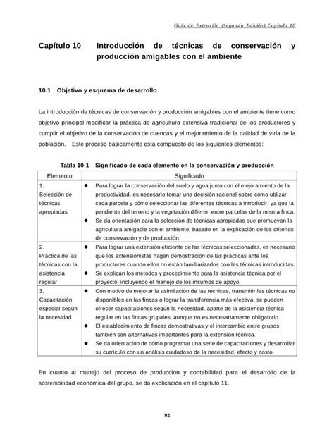 Pdf Cap Tulo Introducci N De T Cnicas De Conservaci N Y Pdf